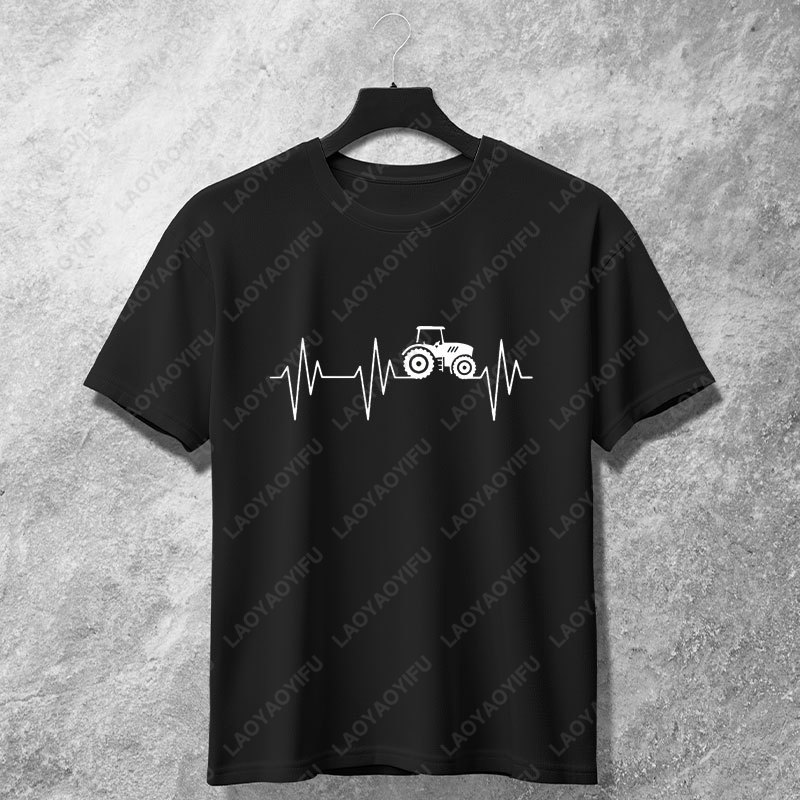 Agriculture Farming Cartoon - Camiseta gráfica engraçada com estampa de