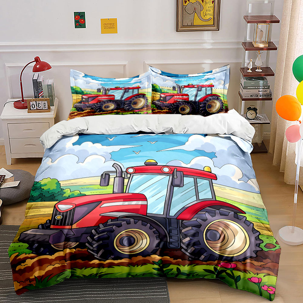 Agriculture Farming Cartoon - Conjunto de Equipamentos Agrícolas para Agricultura