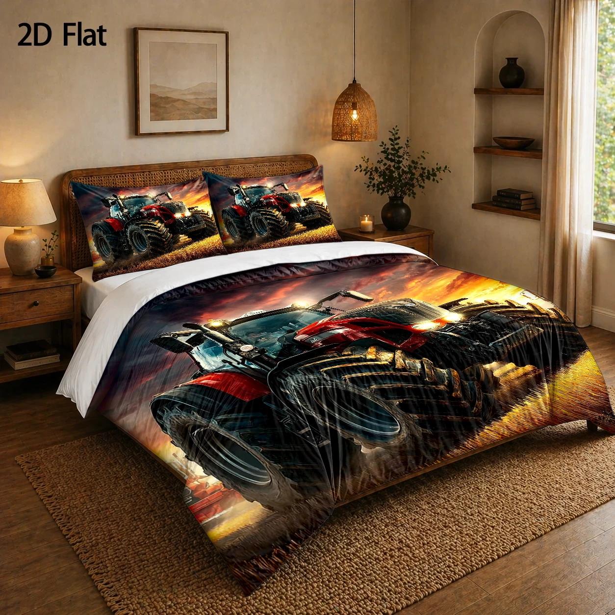 Conjunto de Capa de Edredom de - Agriculture Farming Cartoon avaliação e preço